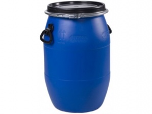 Бочка с крышкой, обручем, 65л